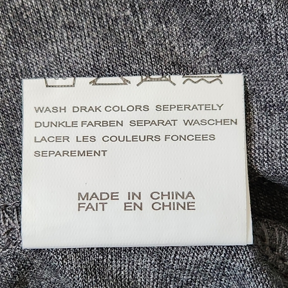 EKOUAER Men's Color Block Gray Raglan Comfort Nightshirt Sleepshirt Loungewear - Picture 9 of 12